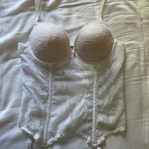 White corset lingerie